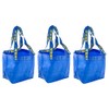 Set of 3 x Original Mini FRAKTA Small Blue Bags,