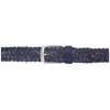 SCAMODA Braided belt made of 100% full leather for men