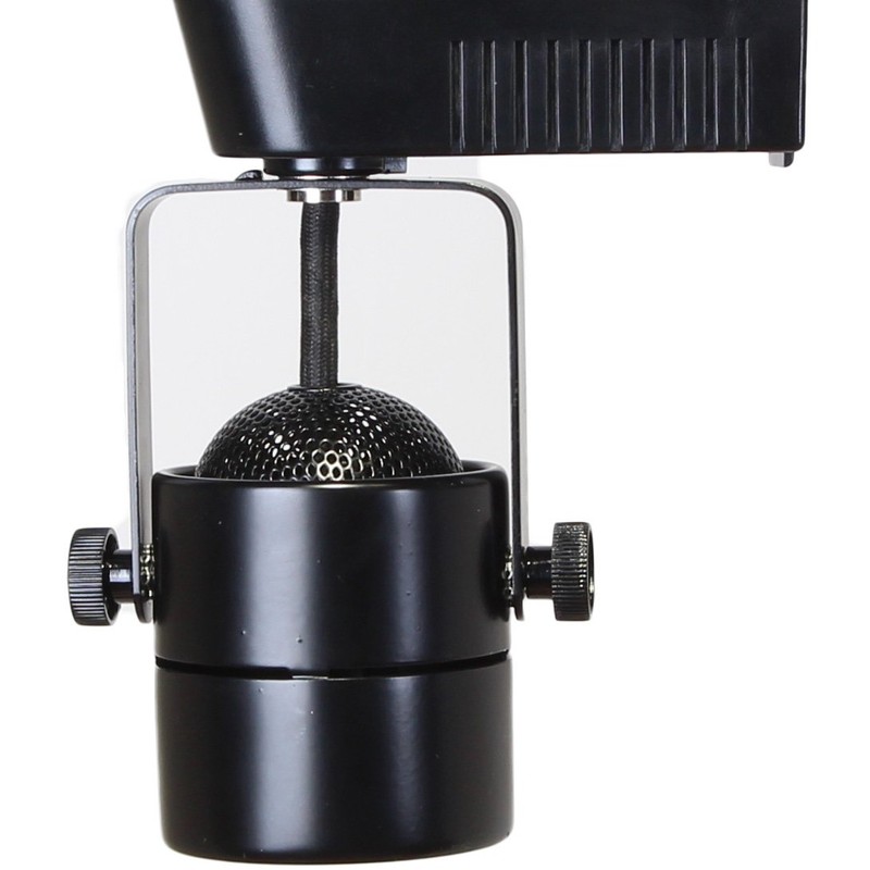 Direct-Lighting 50010 Black MR16 Cylinder Low Voltage Track Lighting Head