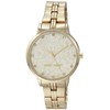 Nine West Women's Genuine Crystal Accented Floral Dial Bracelet Watch