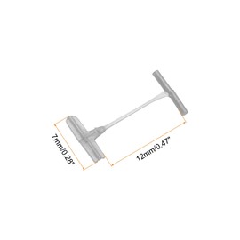 sourcing map Standard Tagging Fasteners,Plastic Regular,Standard Label Gun Price Tagging Barbs for Garment Price Tag Label Tagging Barbs 12mm/0.5 Inch,Pack of 1000 Gray