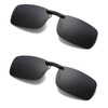 Flydo Polarized Clip Sunglasses for Prescription Eyeglasses-Clip on Sunglasses