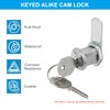 PATIKIL Cabinet Cam Lock with Key, 13/16"(20mm) Cylinder Fits on