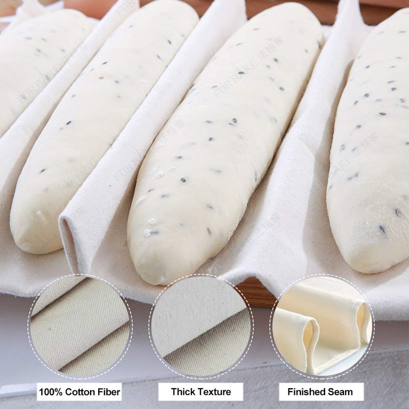 BUZIFU Baking Cloth Linen Professional Fermentation Cloth Baker's Linen Dough
