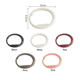 ZAAWUUT Foldable Desktop Clip Hooks,2-Pack Rod Hook,Purse Holder,Backpack Bag Hook for Hanging Decor,Storage Hanger for Home Closet Public Table (Pink)