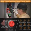 Neoteck Digital Clamp Meter 600A AC, 4000 Counts TRMS Auto-Ranging