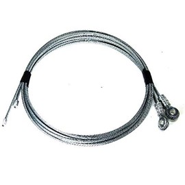 Todco Style Truck Door Cables for Roll up Box Truck Doors - 1/8" Cables: Stainless Galvanized. Cable Length: 130"