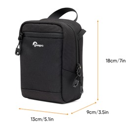 Lowepro ProTactic CS 60 III Camera Pouch, Compatible with ProTactic Camera Backpack 350/450 III Accessories Case Modular System, Internal Dimensions 17cm x 8cm x 12cm, Camera Accessories, Camera Bag