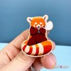 Cute Red Panda Pin Gift