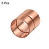TA-VIGOR 1/2 Inch ID Straight Copper Coupling, 5PCS Welding Joint