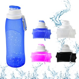 Sport Up I Foldable Drinking Bottle I 500 ml I For Outdoor, Sports, Travel and Much More I Environmentally Friendly (Blue)