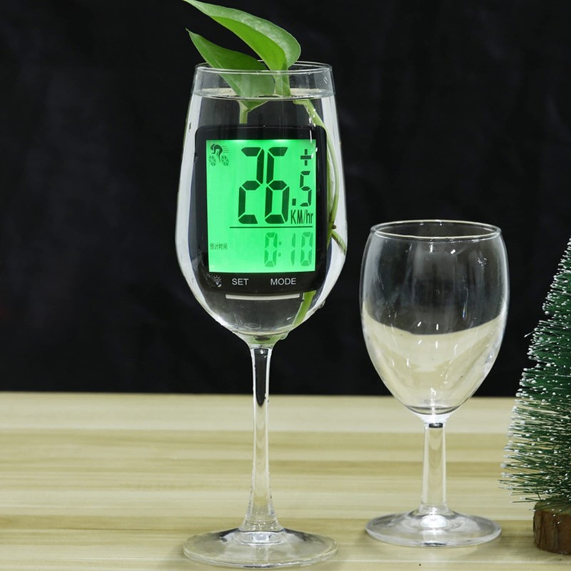 Bike Computer, 2.8in Backlight LCD Screen Display Wireless Bicycle Speedometer