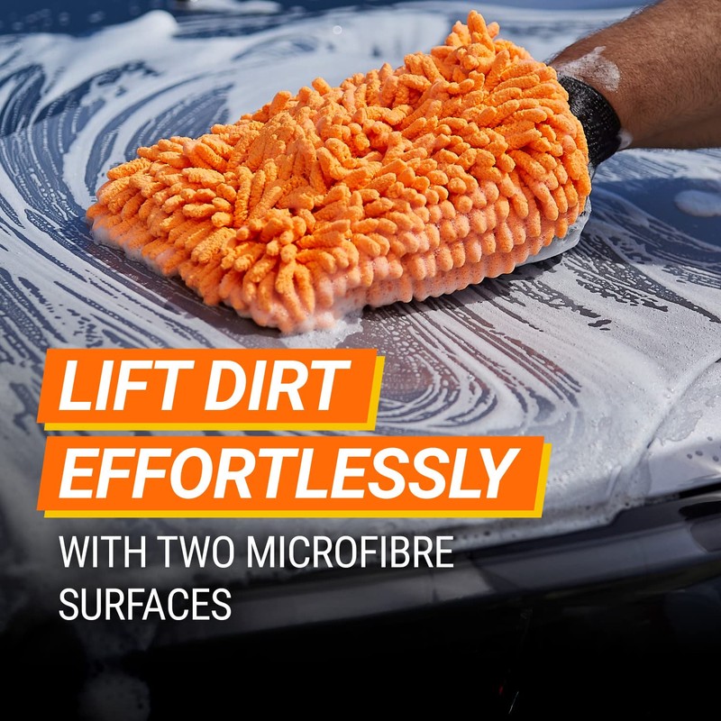Armor All, 2 in 1 Microfibre Noodle Mitt, For Interior