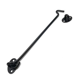 M MIMHOOY 10" Privacy Hook and Eye Latch Barn Door Lock Stainless Steel Gate Latch 2 Pack