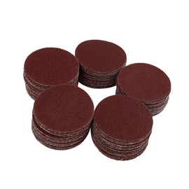 TUCKBOLD 100pcs 2 Inch Hook and Loop Sanding Discs 60 80 100 120 150 Assorted Grits Sandpaper Automotive Parts