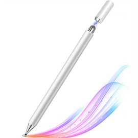 Stylus Touch Screen Pen Fiber Tip Compatible with Lenovo Tab P11 Pro (2020,2022)/P11 Plus (2021)/Yoga Tab 11 (2021), Aluminum Lightweight Silver Color