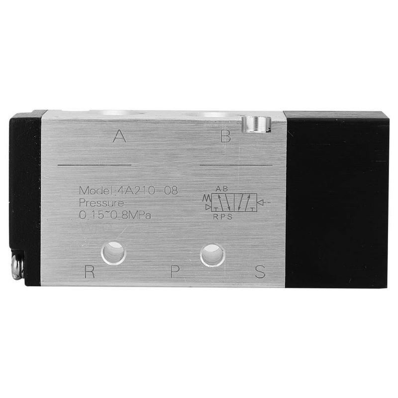 PT1/4in Pneumatic Air Valve，2 Position 5 Way Air Pneumatic Control