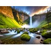 CALVENDO Puzzle Waterfall River - Hidden Highlands | Size