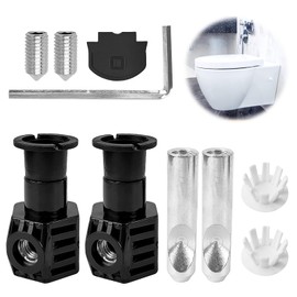 Yooyan Toilet Mounting Set, Intelligent Toilet Seat Mounting Set for Wall-Hanging Toilets, Toilet Connection Set, Mounting Set for Wall-Hanging Toilet with Wrench