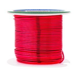 Mandala Crafts Anodized Aluminum Craft Wire for Jewelry Making - Bendable Flexible Raspberry Crafting Wire 16 Gauge Wire Colored for Bonsai - Armature Wire for Sculpting