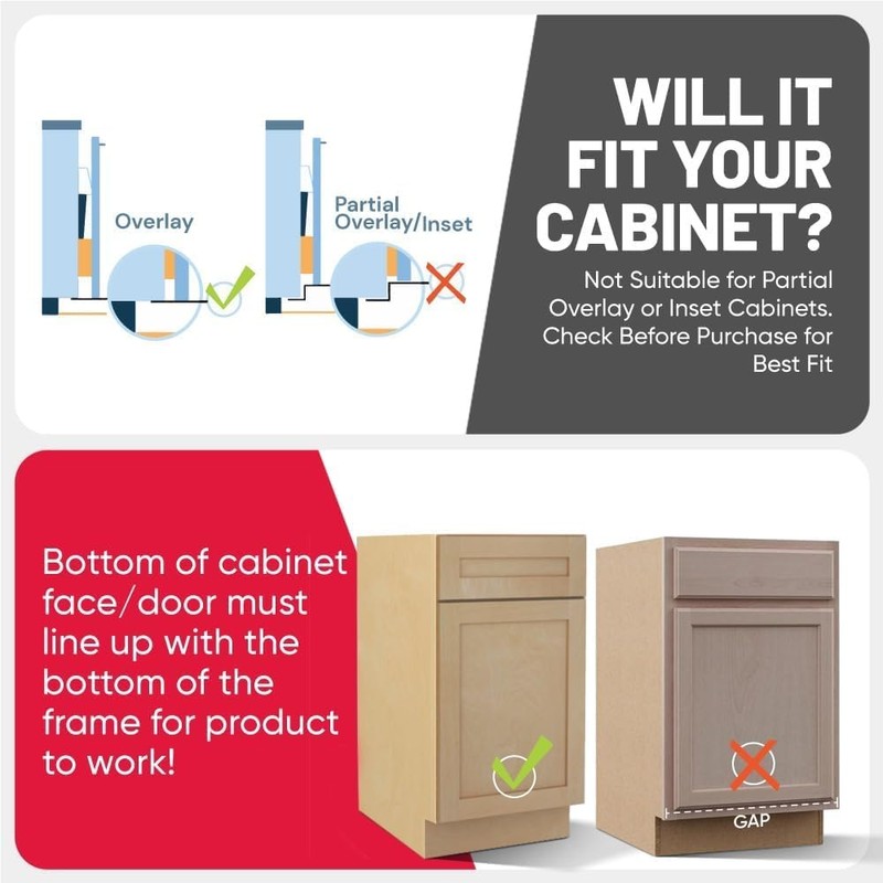 The Handless Handle – Hands-Free Garbage Drawer Foot Pull Handle,