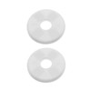 GWYAN 2 Pack Wall Split Flange ABS Round Escutcheon Plate