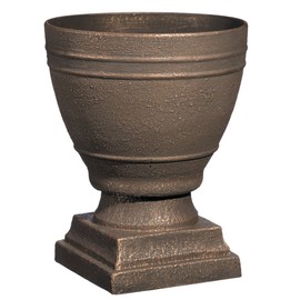 Classic Home and Garden Spartan Urn, Oil Rubbed Bronze, 14.75" Height X 12" Diameter, Medium