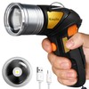 KINQILIN Rechargeable Spotlight with Adjustable Focus,2000LM,12H Long Lasting Handheld Spotlight