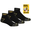 CAT Caterpillar 12 Pairs Work Trainers Work Socks Stockings in
