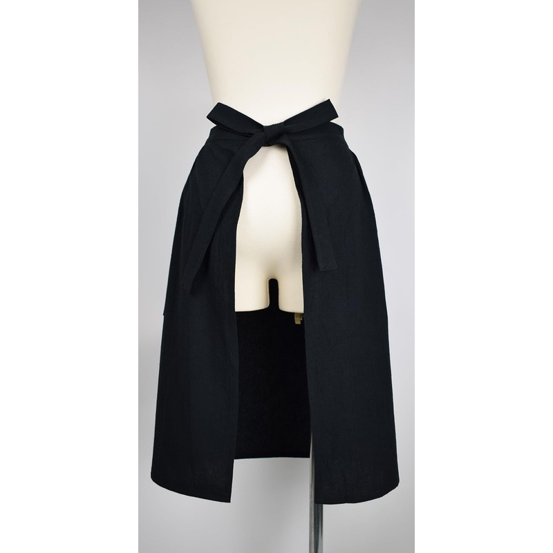 Berry Apron, Salon Apron, Made in Japan, Plain, Loose Fit,