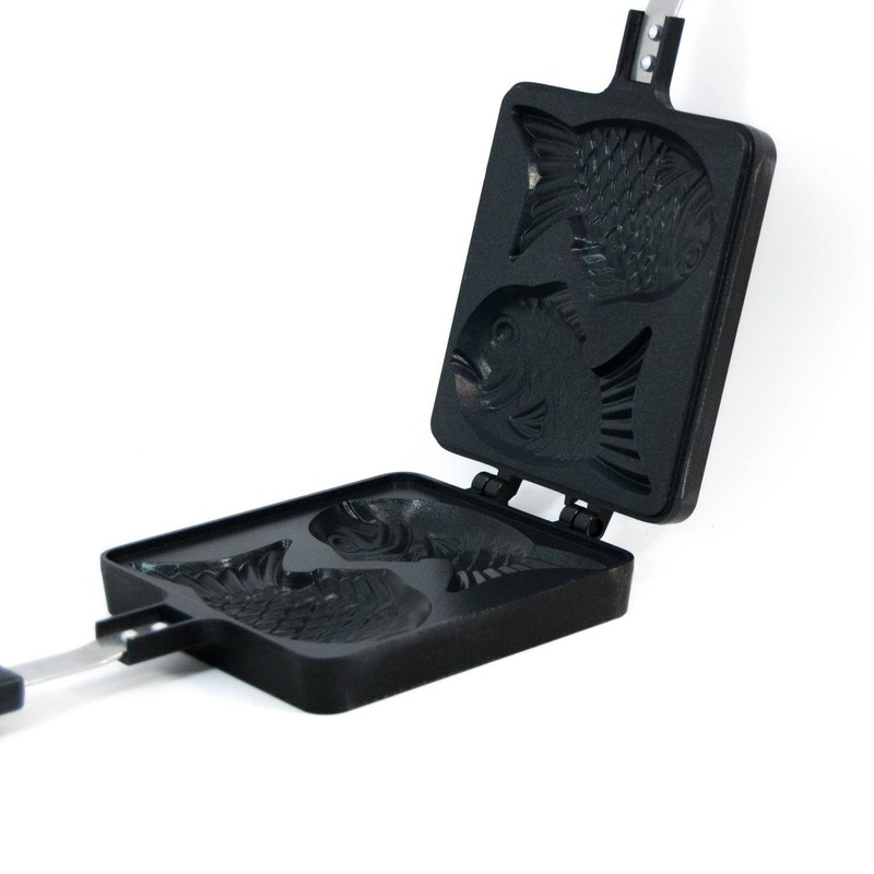 COOKKING - Taiyaki Japanese Fish-shaped Pancake Double Pan, Made in