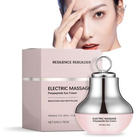 Cremas para el cuello y cremas para los ojos de masaje eléctrico para reducir las arrugas para mejorar de cerca el envejecimiento y la humedad persistente, para diluir líneas finas para eliminar bolsas para los ojos para mejorar la hinchazón y la relajaci