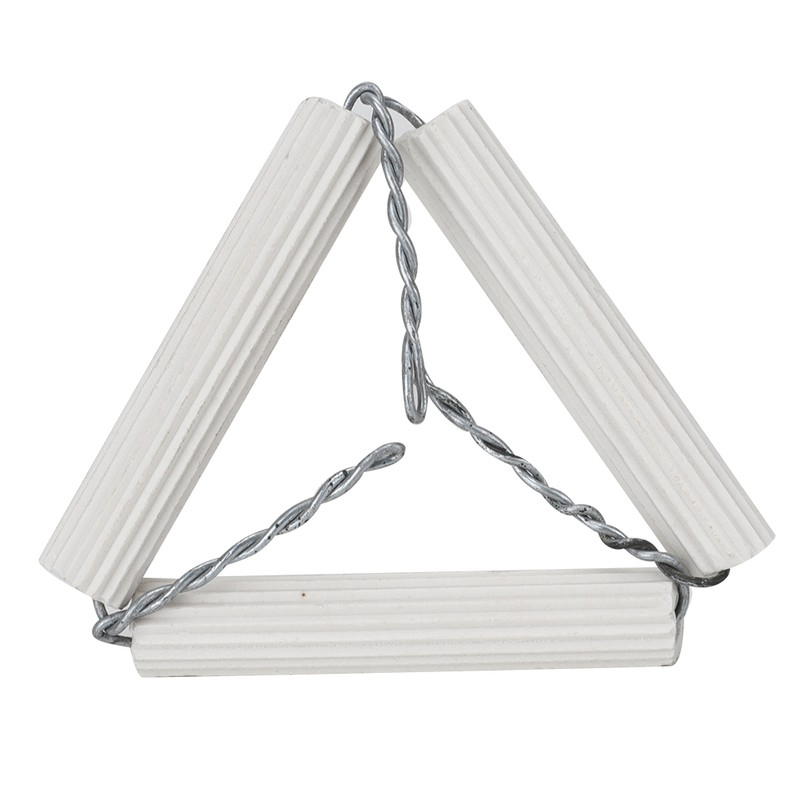 5pcs 65mm Lab Clay Triangle Crucible Holder Ceramic Pipes and