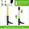 Huepar 12 Ft./3.7M Laser Level Pole LP36A with Tripod, 1/4-Inch