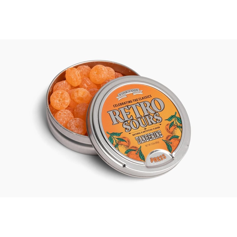 Retro Sours - Hard Tangy Old Fashion Candy in Citrus,