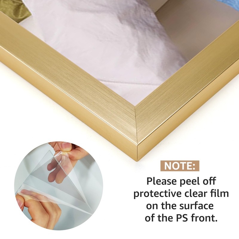 Giftgarden 8.5x11 Picture Frame Gold, Certificate Award Document Diploma 8.5