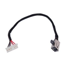 AKUYAO DC Power Jack Charging Port Socket Harness Cable Replacement for DELL Inspiron 15-3000 3451 3452 3551 3552 3558 3565 3567 P47F001 0RYX4J 450.03006.0001 14.5cm