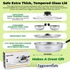 Eggssentials Egg Poacher Pan Nonstick Poached Egg Maker, Stainless Steel