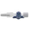MEETOOT 6pcs Disposable Medical Valve 2-Way Stopcocks with Luer Connections