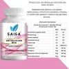 Biotina 000 Mcg Ácido Hialurónico Colágeno Magnesio 200 Cápsulas Saisa