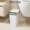 FRESHLIX Bathroom Garbage Can with Lid, 2.6 Gallon Diaper Trash