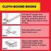 Scotch Book Tape, 2 in x 540 in, Excellent for