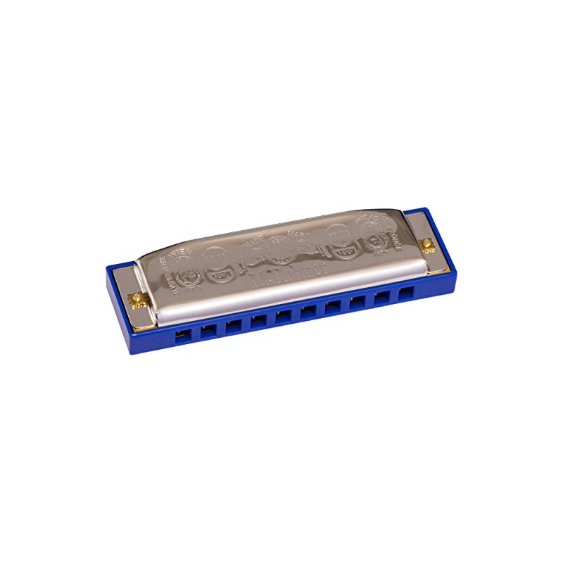 Hohner Pentaharp Harmonica, Key of G Minor, Stainless steel (M21BX-GM)