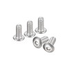 QUARKZMAN #4-40x1/4 Inch Switch Head Socket Cap Screws 50pcs 304
