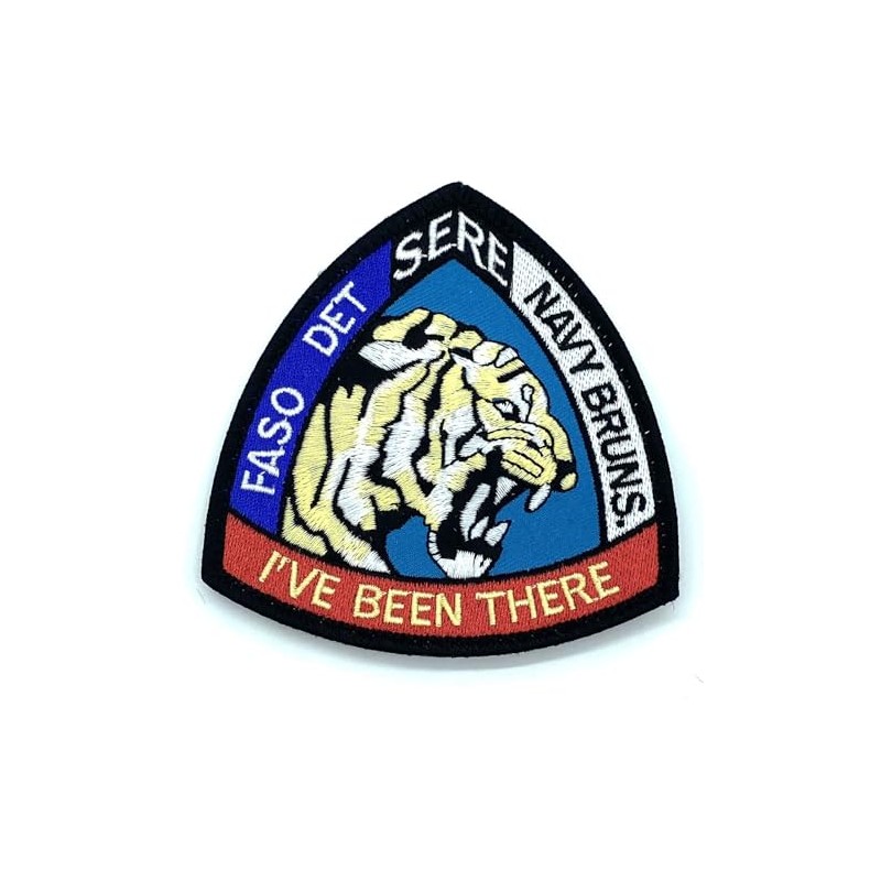 FASO Det SERE Navy Brunswick Patch, 4 inch, Hook and