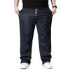 Plus Size Baggy Jeans for Men Elastic Waist Pull On
