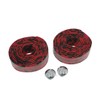 sourcing map 2 Pcs Red Black Foam Anti Slip Handlebar