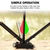 DONGKER Arrow Fletching Jig, Adjustable ABS Fletching Device, DIY Archery