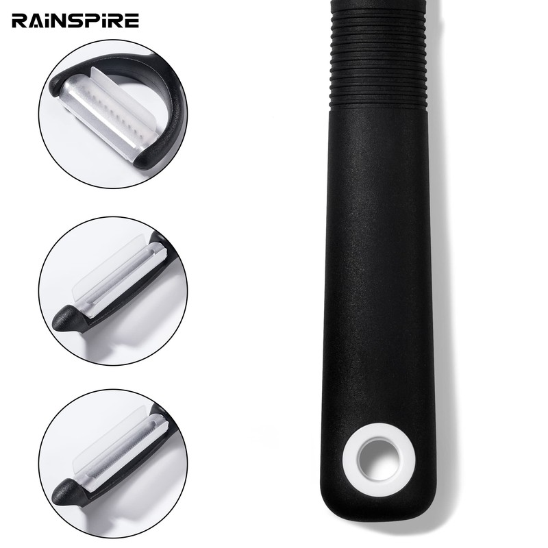 Rainspire 3-Piece Peeler Set, Premium Swivel Vegetable Peeler, Kitchen Gadgets