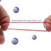 sourcing map 100 Pack Rubber Band Stretchable Rubber Elastic Band